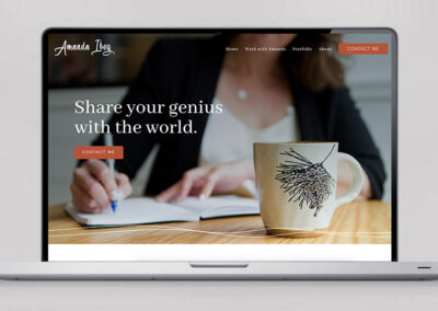 Amanda Ibey Logo and Website